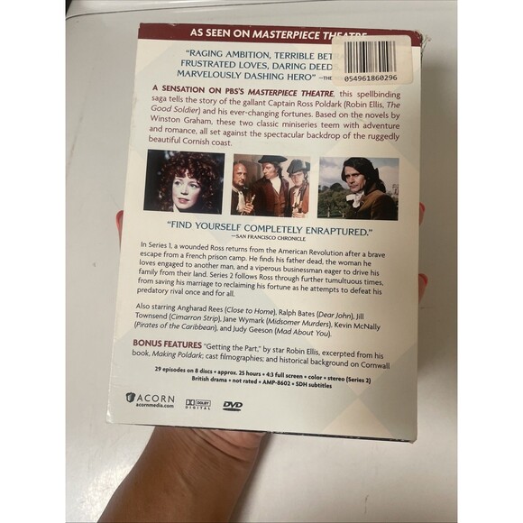 Poldark Series Season 1 + 2 DVD Box Sets Acorn Media 8 DVD Complete Seasons VGC - Picture 6 of 6